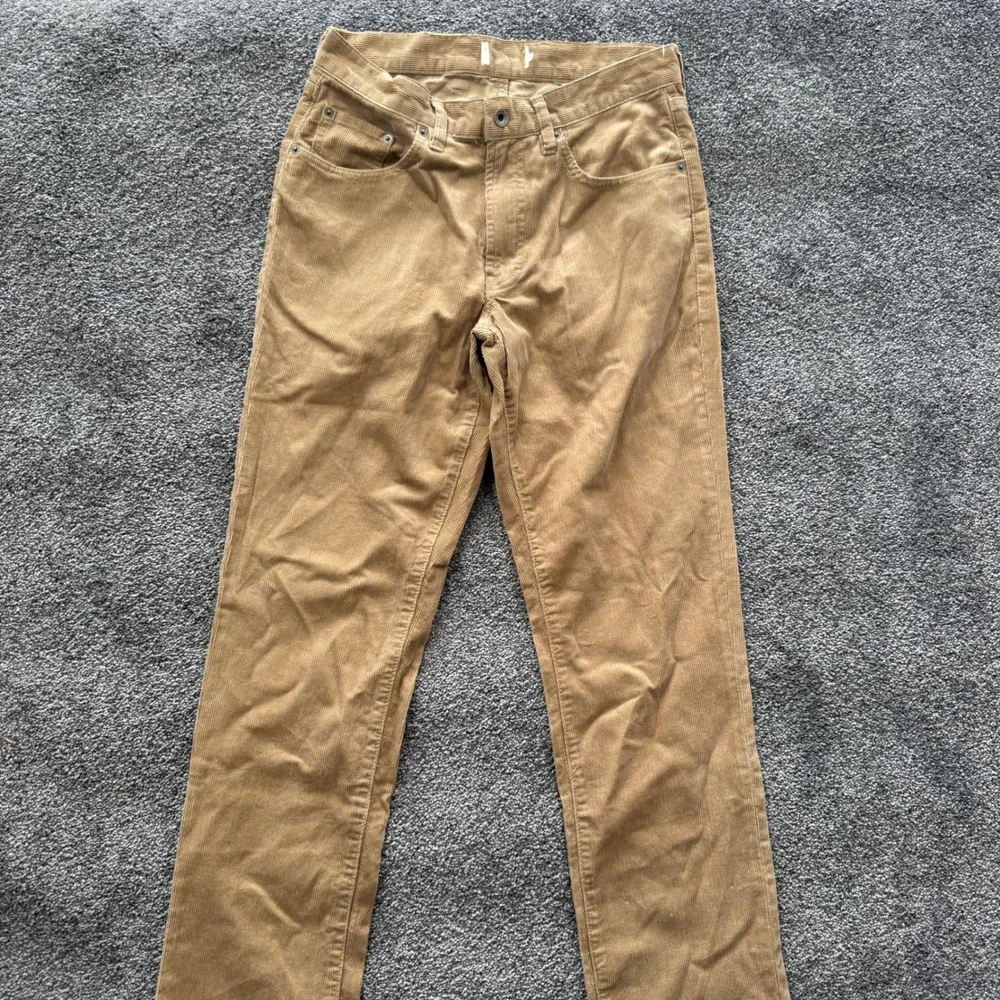 Taylor Stitch Democratic Fit Corduroy Pants Tan Khaki Men 29 Trousers San Fran